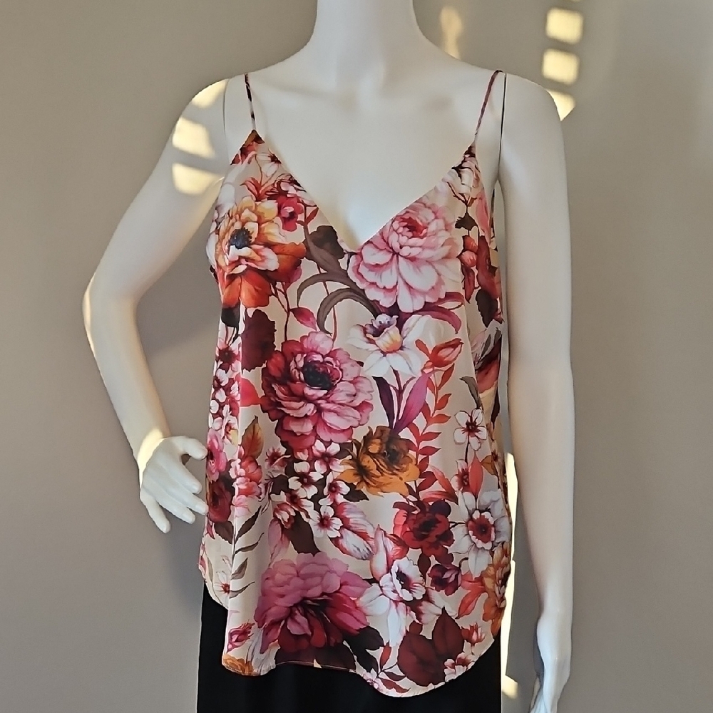 Floral Spaghetti Strap Top